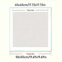 1 件大尺寸 40x40cm/15.7x15.7 英寸（无框）DIY 5D 钻石艺术画雨街，全水钻画，钻石艺术刺绣套件，手工制作的家居房间办公室墙壁装饰 - 彩色 - 查看 10