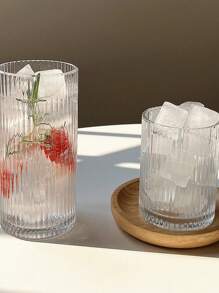 条纹玻璃杯，复古水杯，饮料杯，咖啡杯，果汁杯，冷饮杯，耐热玻璃杯，适合日常饮酒派对，朋友聚会，热爱生活的朋友，最好的朋友，学校水瓶，漂亮的咖啡杯，可重复使用的水杯，万圣节装饰，免费送货商品，樱桃，沙特日，生日礼物，秋天。 - 彩色 - 查看 7