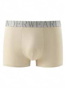 4pcs Men's Letter Print Briefs, Soft & Comfortable Men's Boxer Briefs, Men's Underwear