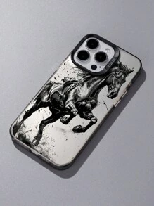 Horse Pattern Print Phone Case Compatible With IPhone & Compatible With Samsung Galaxy,International Version, Not The Domestic Version - Multicolor - View 4