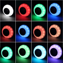 Bluetooth Led Lamp Speaker Box Bivolt Control 12w Rgb