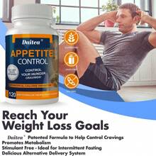 Appetite Control Formula - With Vitamin C, Chitosan, Gymnema Sylvestre & Garcinia Cambogia - Supports Metabolism & Energy Balance - 120 Capsules - 1 瓶 - 查看 4
