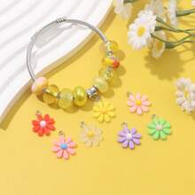 12/24/36pcs Acrylic Flower Pendant, Creative And Fashionable Daisy Pendant, DIY Jewelry Making, Bracelet, Necklace, Earring Accessories, Beach Vacation Party, Wedding, Birthday, Valentine's Day Gift Accessories, Graduation Season, School Start Season Gift Jewelry Making Accessories