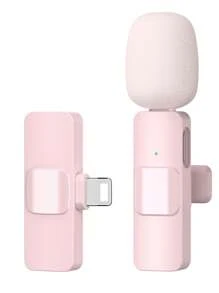 Microphone sans fil à clipser K60 Compatible avec l'enregistrement vidéo et audio sur smartphone Apple et Android