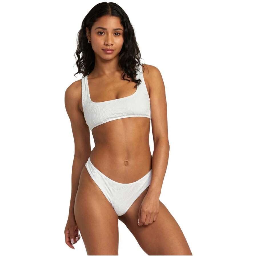 RVCA Palm Grooves 女士白色全比基尼✅24/72 小時內送貨到西班牙（半島） - 白色 - 查看 1