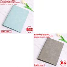 1/2/3 Libros, Cuaderno con tapa blanda desmontable, 60 hojas 120 páginas, estilo minimalista; Material suave, encuadernación espiral para reemplazo fácil, papel amigable con los ojos para escritura a doble cara, adecuado para oficina/escuela/vida diaria/cuaderno/bloc de dibujo, disponible en dos tipos de páginas, rayadas y en blanco.