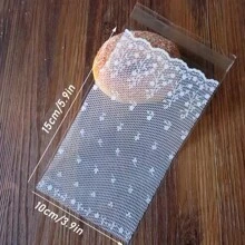 50/100 chiếc Túi Opp Ren Trắng Đẹp Tự Dính, Túi Đóng Gói - túi đóng gói - Xem 4