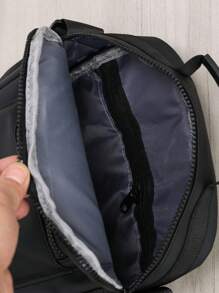 1pc Men's Water-Resistant Messenger Bag, Men's Briefcase. Casual Office Travel Essential Purse Side Bags For Men