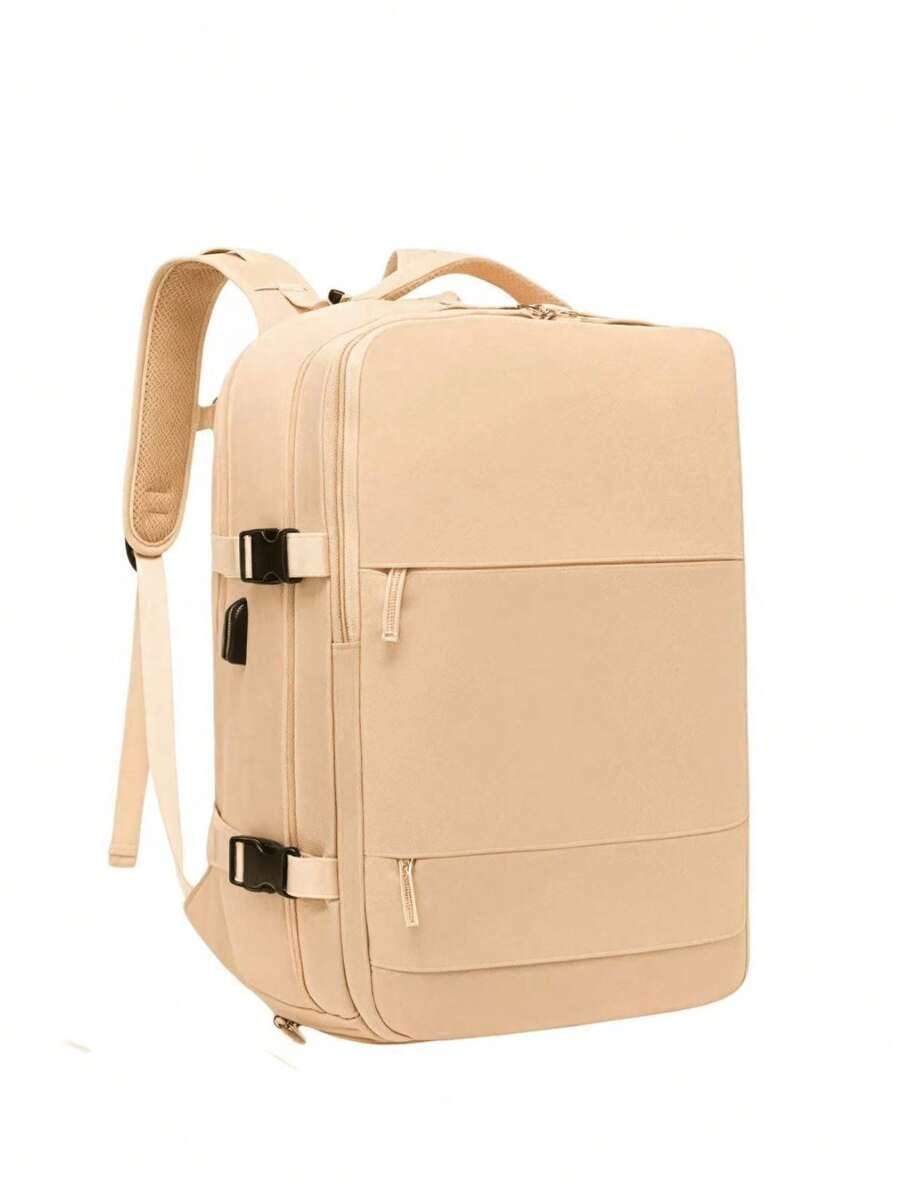 Waterproof Executive Laptop Backpack, Ideal For Travel And School, With Shoe Compartment - 黃色 - 查看 1