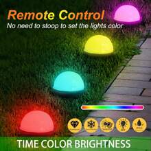 1 pièce Lampe de sol musicale - réglable par télécommande et application - couleurs vives et rêveuses, multi-couleurs réglables - convient pour la Saint-Valentin, Pâques, les anniversaires, les mariages et autres festivals pour décorer les allées, les cours et les pelouses