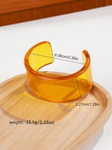 Women's Fashionable And Versatile Open Resin Bracelet, Women's INS Style Bangle