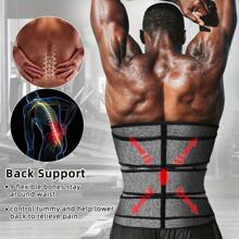 Lose Weight Instantly With This Adjustable Corset Waistbelt - Perfect For Men & Women! - Grey - View 2
