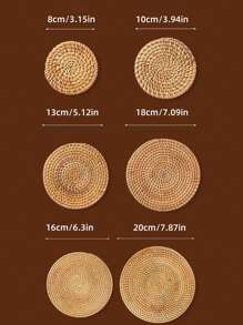 1 pieza Salvamanteles de vid, tapete resistente al calor para uso doméstico para ollas, tazones, mesa de comedor, platos, tazas, soporte para tetera