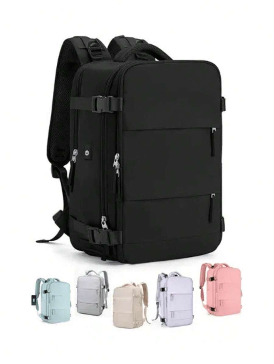 Waterproof Executive Laptop Backpack, Ideal For Travel And School, With Shoe Compartment - Màu sắc ngẫu nhiên - Xem 1