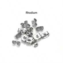 200pcs/Pack Simple & Fashionable Metal Butterfly Earplug Ear Caps, DIY Handmade Jewelry Accessories