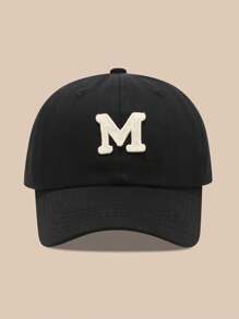1pc Women/Men 26 Letters Baseball Cap Sun Hat, Suitable For Outdoor Daily Wear & Sunscreen