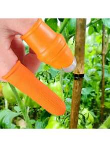 12 paquetes Juego de cuchillos de silicona estilo hombre, herramientas ligeras de cuchillo de agarre de goma con cubiertas a prueba de cortes, lavar a mano, sin alcohol para jardín, recolección de frutas y poda de plantas