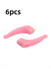 6 stuks siliconen brilhouder, antislip sportbrilstabilisator, siliconen antislip oorclips geschikt voor leesbrillen, zonnebrillen, sportbrillen