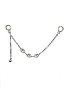 High-End Luxurious Rhinestone European & American Style Color-Preserving Metal Chain Bag Accessory Charm Beach Vacation Y2K - Multicolor - View 15