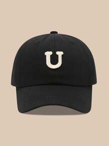 1pc Women/Men 26 Letters Baseball Cap Sun Hat, Suitable For Outdoor Daily Wear & Sunscreen
