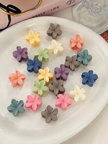20个迷你哑光花朵发夹，小雏菊发卡，适用于刘海和侧分刘海，发爪夹，发夹，发卡，发卡，发夹，发卡，发爪夹，秋冬度假装扮，夏季，节日，旅行，庆典，生日 - 彩色 - 查看 5