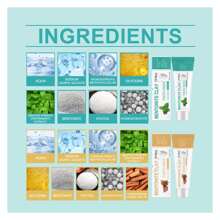 Volcanic Ash Bentonite Toothpaste Series Clean And Remove Stains Toothpaste To Improve Yellow Teeth Care For Teeth - White - View 4