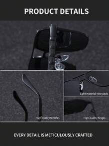 SY SI YANG 品牌男士超轻方形不锈钢商务眼镜，配有精美礼盒包装、眼镜盒和清洁布，适合夏季海滩度假、户外活动和旅行。