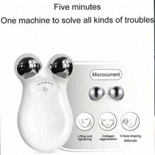 Portable Mini Home Facial Toning Device Handheld Microcurrent Anti-Aging Face Massager For Eye Wrinkle Removal