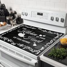 1 pièce de tapis de préservation en silicone antidérapant. Tapis protecteur polyvalent pour cuisinière, cafetière, machine à laver, tapis de séchage d'évier, décoration de maison et de cuisine, résistant à la chaleur, housse de plaque de cuisson électrique