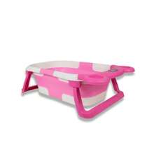 TINA DE BAÑO MODERNA PLEGABLE CON SENSOR DE TEMPERATURA NONI IS-02B - Rosa - Ver 3