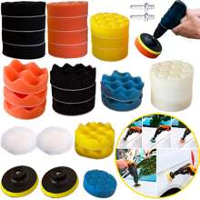 Sponge Polishing Pads Kit Polishing Waxing Tassel Kit 31 Pcs Vmingo - Multicolor - View 1