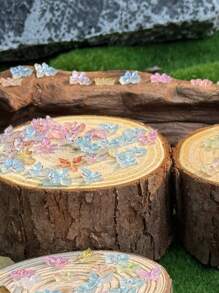 100Pcs Tiny Mix Butterflies Miniature - Fairy Garden Ornament, Micro Landscape DIY Crafts Decoration Gifts