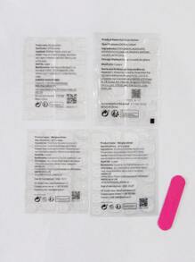 短杏仁形猫眼假指甲、贴片指甲、指甲贴纸 美甲用品 美甲 - 淺粉色 - 查看 6