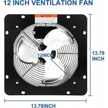 4 Inch 100 CFM Inline Duct Fan With Low Noise, Exhaust Booster For HVAC Ventilation In Grow Tent, Basements, Bathrooms And Kitchens, Grey