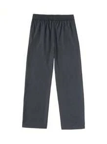 1 peça Calça de moletom solta com cordão na cintura, calça casual de cor sólida, calça esportiva leve respirável de secagem rápida para primavera/verão, adequada como presente de namorado