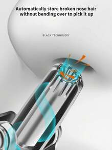 1 件不锈钢手动鼻毛修剪器，防水机械鼻毛剪，男女适用 - 彩色 - 查看 6