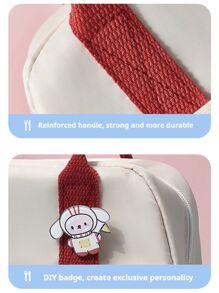 1 Stück Bento Tasche, isolierte Tasche mit Kältepack für Ausflüge, Picknick, Handtasche, isolierte Lunch Box Tasche