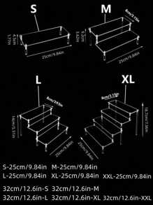Suporte de Bolo Transparente Multiníveis de Acrílico, Expositor para Sobremesa, Copo de Bolo, Festa de Aniversário, Casamento, Lanche