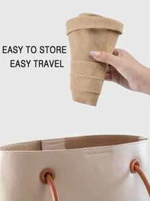 1pc Women Plain Color Bucket Hat, Casual Party Beach Sun Hats, New Bucket Hats For Spring Summer, UV Protection, Suitable For Daily Outing & Recreation - A - View 6