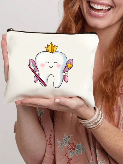 Túi đựng bàn chải đánh răng, túi hoạt hình in hình răng, túi đựng mỹ phẩm cho nữ, túi đựng bút chì đi học, túi đựng đồ vệ sinh cá nhân khi đi du lịch, túi đựng quà Giáng sinh cho trẻ em túi đựng đồ trang điểm túi đựng đồ trang điểm hộp đựng đồ trang điểm hộp đựng đồ trang điểm hộp đựng đồ trang điểm