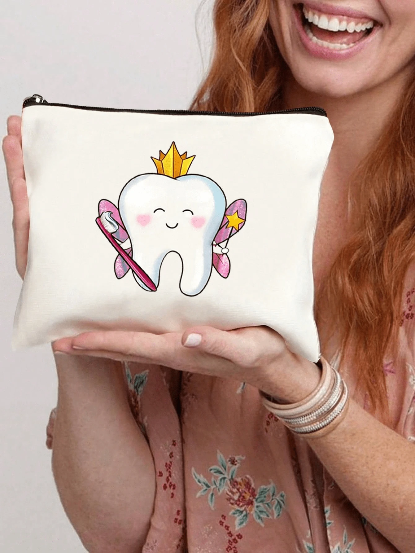 Túi đựng bàn chải đánh răng, túi hoạt hình in hình răng, túi đựng mỹ phẩm cho nữ, túi đựng bút chì đi học, túi đựng đồ vệ sinh cá nhân khi đi du lịch, túi đựng quà Giáng sinh cho trẻ em túi đựng đồ trang điểm túi đựng đồ trang điểm hộp đựng đồ trang điểm hộp đựng đồ trang điểm hộp đựng đồ trang điểm - Nhiều màu - Xem 1