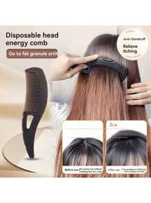 2/4pcs Massaging Anti-Itch Anti-Dandruff Combs, Oil-Absorbing Scalp Brush, Detachable, Portable