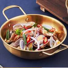 Stainless Steel Soup Pot, Korean Ramen Pot, Seafood Pot, Suitable For Induction Cooktop, Electric Stove, Cooking Instant Noodles, Hot Pot