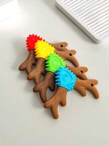 1 件猫/狗爱好者礼物和狗/猫妈妈爱宠物咀嚼玩具狗爱好者和狗妈妈爱磨牙棒，互动训练牙齿护理玩具，适合狗爱好者和狗妈妈