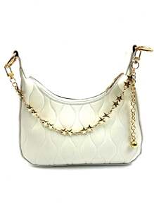 Premium Luxurious Rhinestone Decorated Metallic Bag Charm European Style Chain Ornament Accessory Beach Vacation Y2K - Multicolor - View 4