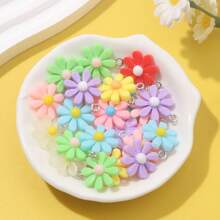 12/24/36pcs Acrylic Flower Pendant, Creative And Fashionable Daisy Pendant, DIY Jewelry Making, Bracelet, Necklace, Earring Accessories, Beach Vacation Party, Wedding, Birthday, Valentine's Day Gift Accessories, Graduation Season, School Start Season Gift Jewelry Making Accessories