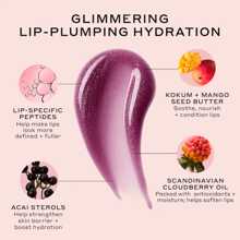 OLEHENRIKSEN Peptide Lip Treatment 0.4 Oz (12ml), Hydrating Lip Balm For Dry Lips With Collagen & Hyaluronic Acid, Plump & Smooth Lips - 越橘果醬閃光 - 查看 7