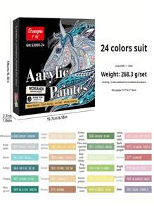Juego de 24 colores del sistema de color Morandi, bolígrafos marcadores acrílicos a base de agua para dibujo y grafiti