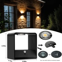 Wireless Motion Sensor Wall Light, 4000mAh Battery Powered Dusk To Dawn Magnetic LED Wall Lamp, 3000K Cordless Motion Activated Wall Light, Suitable For Bedroom, Porch, Corridor, Staircase
