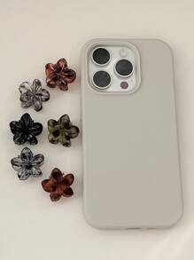 20 件迷你哑光雏菊夹玳瑁色发饰套装发爪爪夹发夹发夹发夹发夹，海滩配饰秋冬花朵发夹女士度假装发饰 - 彩色 - 查看 7